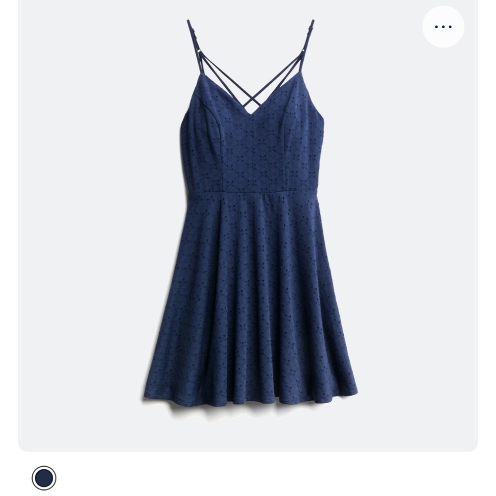 Minimalist Coastal  Navy NWT Fit and Flare Casual Sumer Party Mini Dress